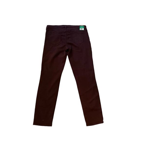 Buffalo David Bitton Vale Stretch Skinny Jeans Women's 12/32 Burgundy Mid-Rise - Picture 2 of 6